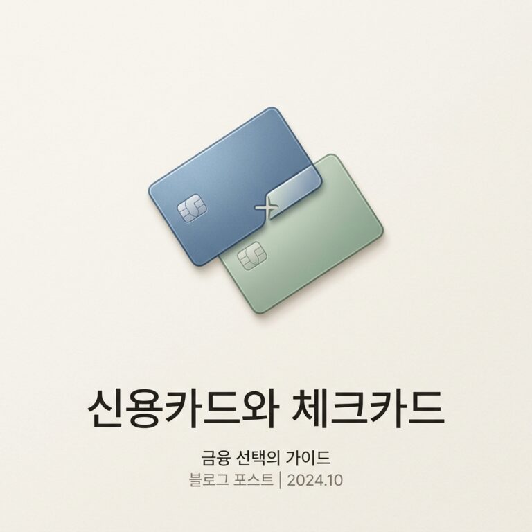 ai thumbnail minimal 신용카드와 체크카드 1787666604