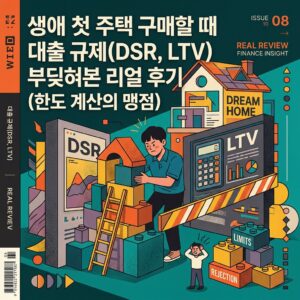 ai thumbnail poster 생애 첫 주택 구매할 때 대출 규제DSR LTV 부딪혀본 리얼 후기 한도 계산의 맹점 1789620391
